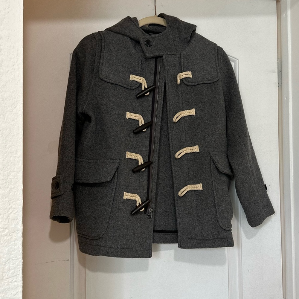 Gap kids grey wool jacket size medium 8-10.